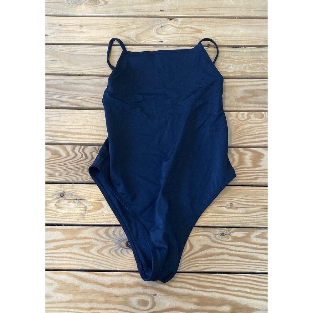 Lonely Ghost One Piece Swimsuit Size Large Women’s Black